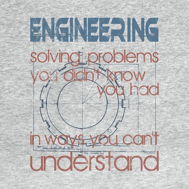 Funny Engineering Saying Solving Problems by MalarkeyPie